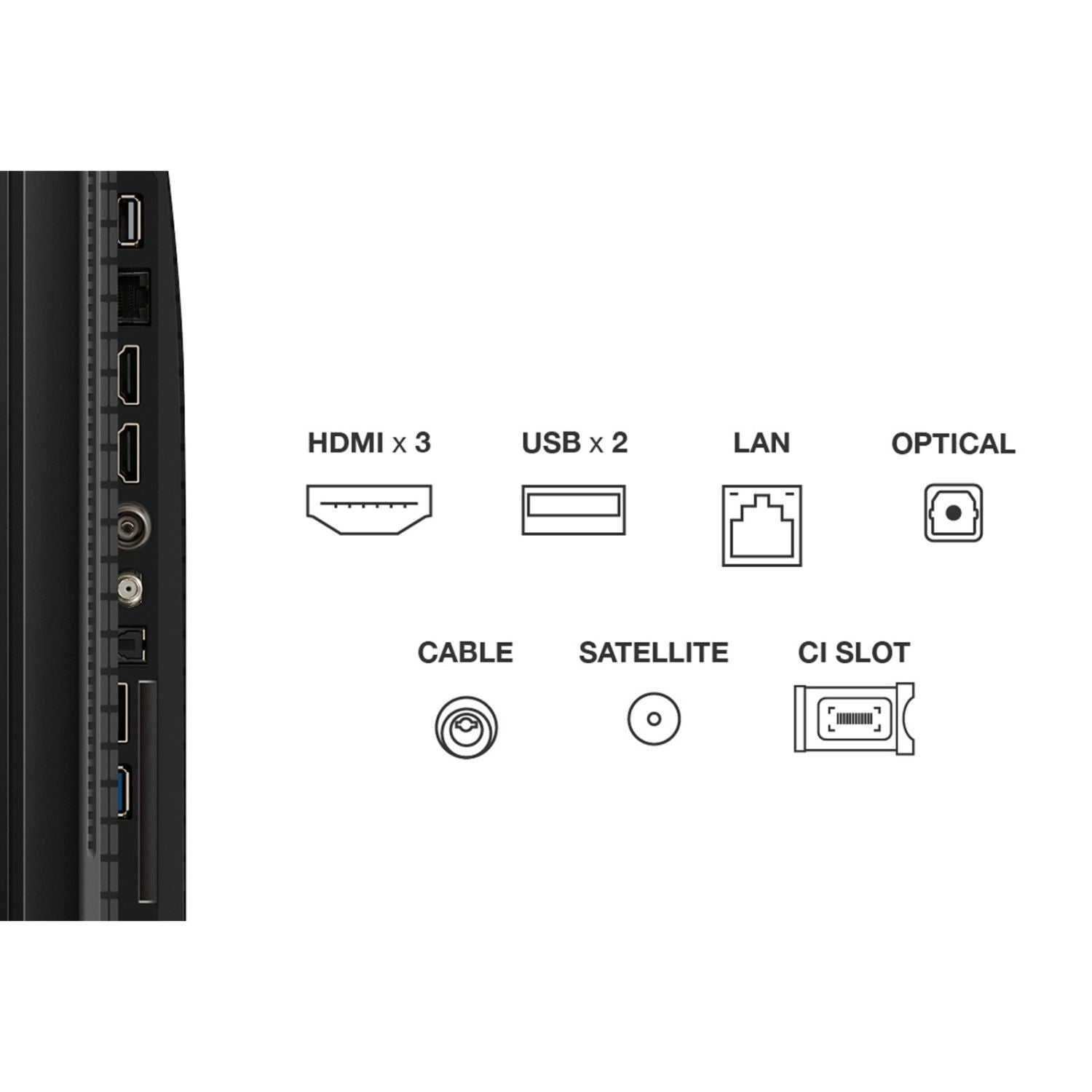 TCL P7K 43 inch 4K QLED HDR Google TV - 43P7K-UK