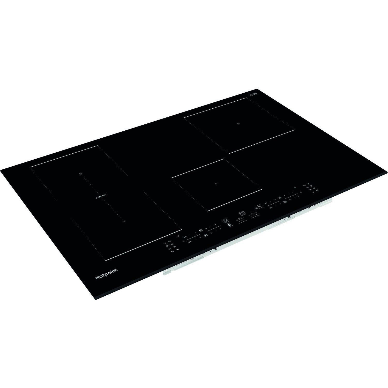Hotpoint 77cm 4 Zone Induction Hob with CombiDuo