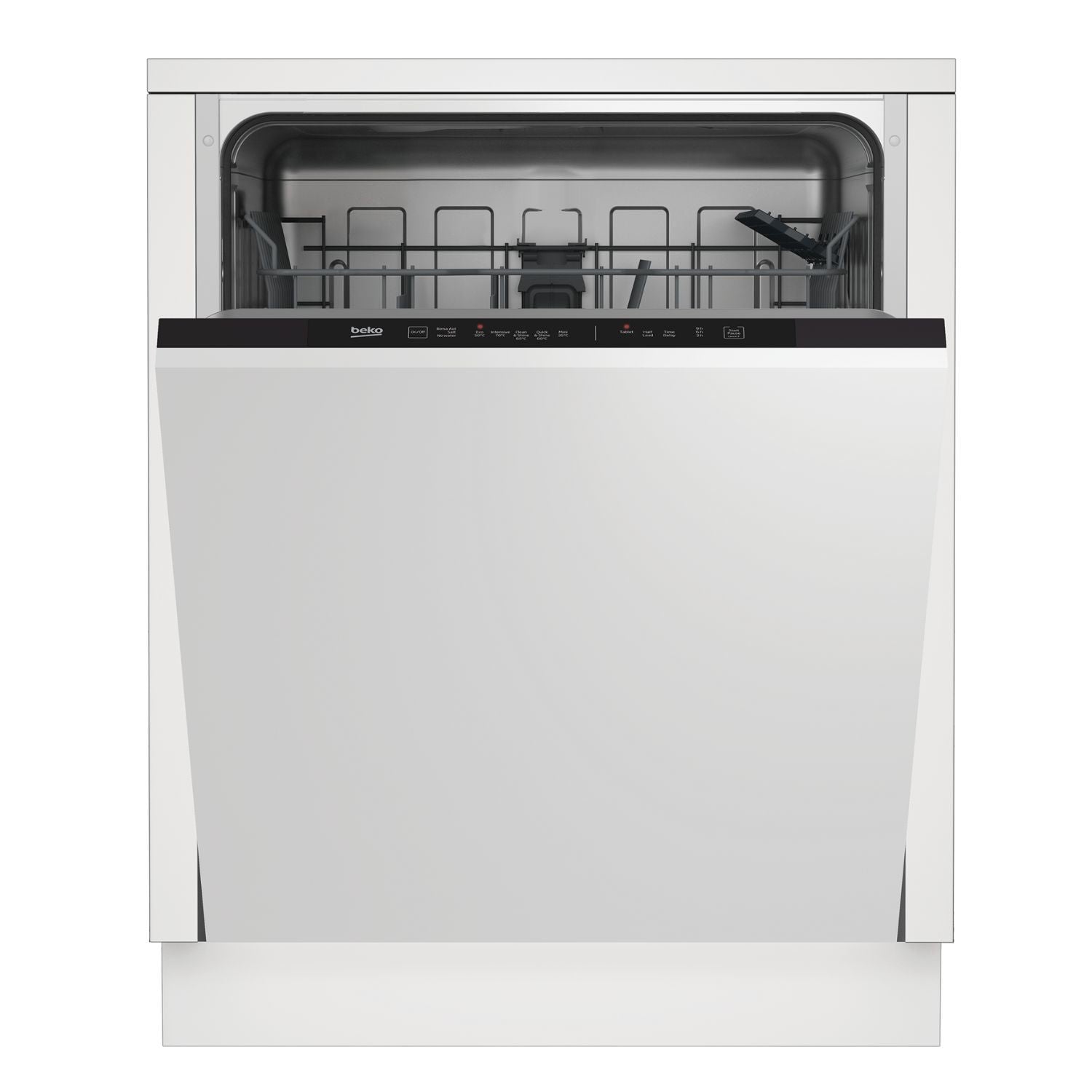 Beko Integrated Dishwasher – Quick&Shine™ Black Control Panel