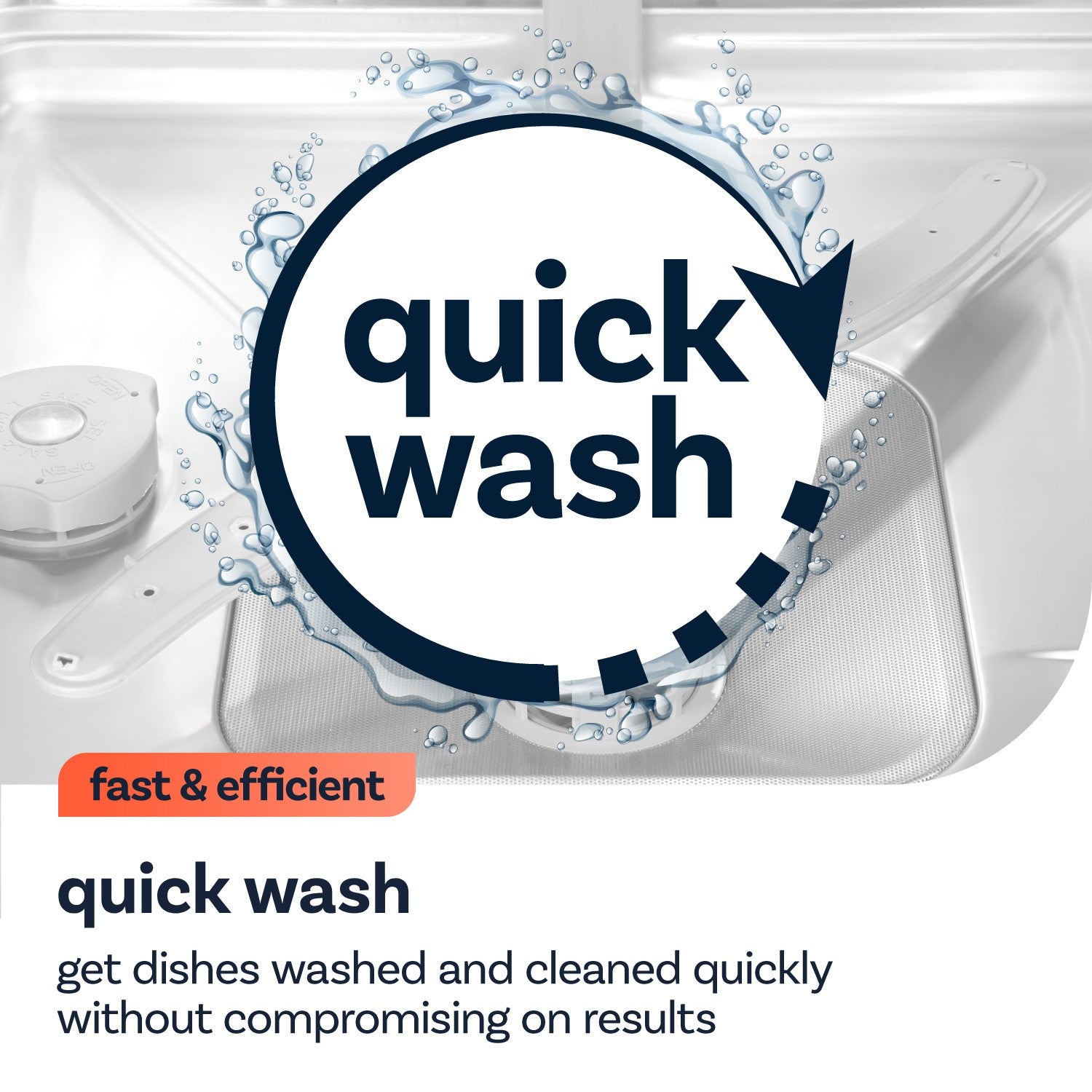 Beko Integrated Dishwasher – Quick&Shine™ Black Control Panel