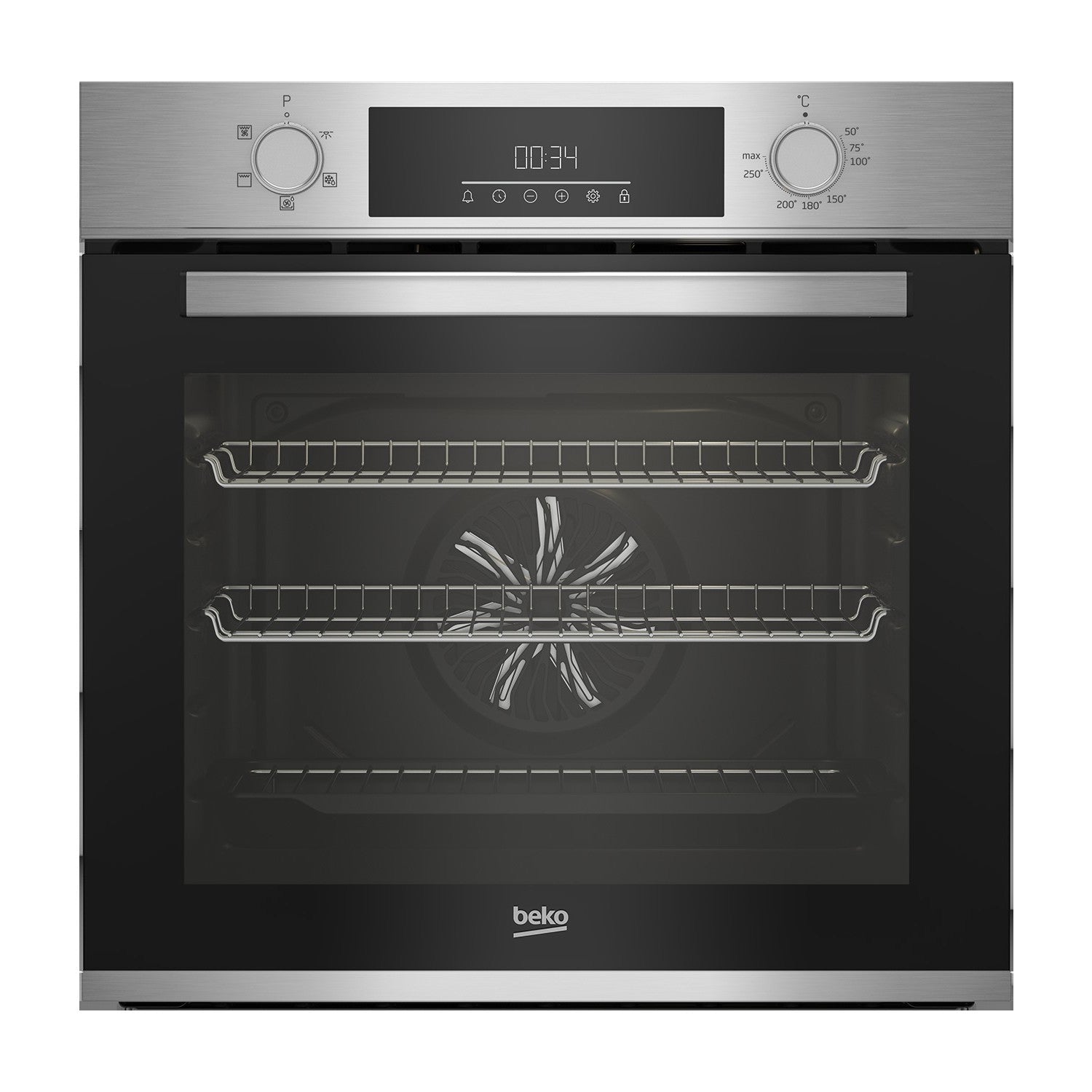 Beko BBAIF22300X Electric Single Oven - Stainless Steel