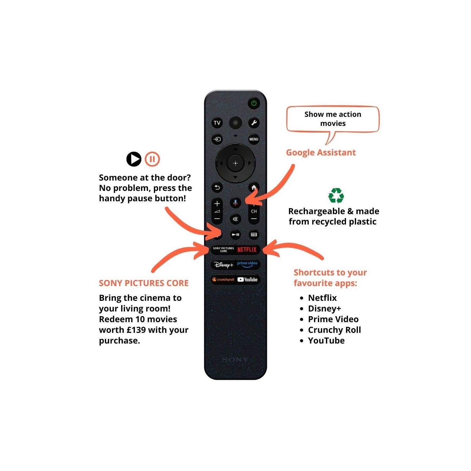 Sony BRAVIA 8 XR80P 65 inch Smart 4K Ultra HD OLED TV