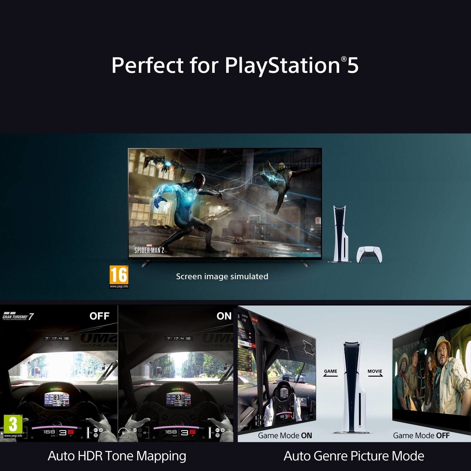 Sony BRAVIA 8 XR80P 65 inch Smart 4K Ultra HD OLED TV