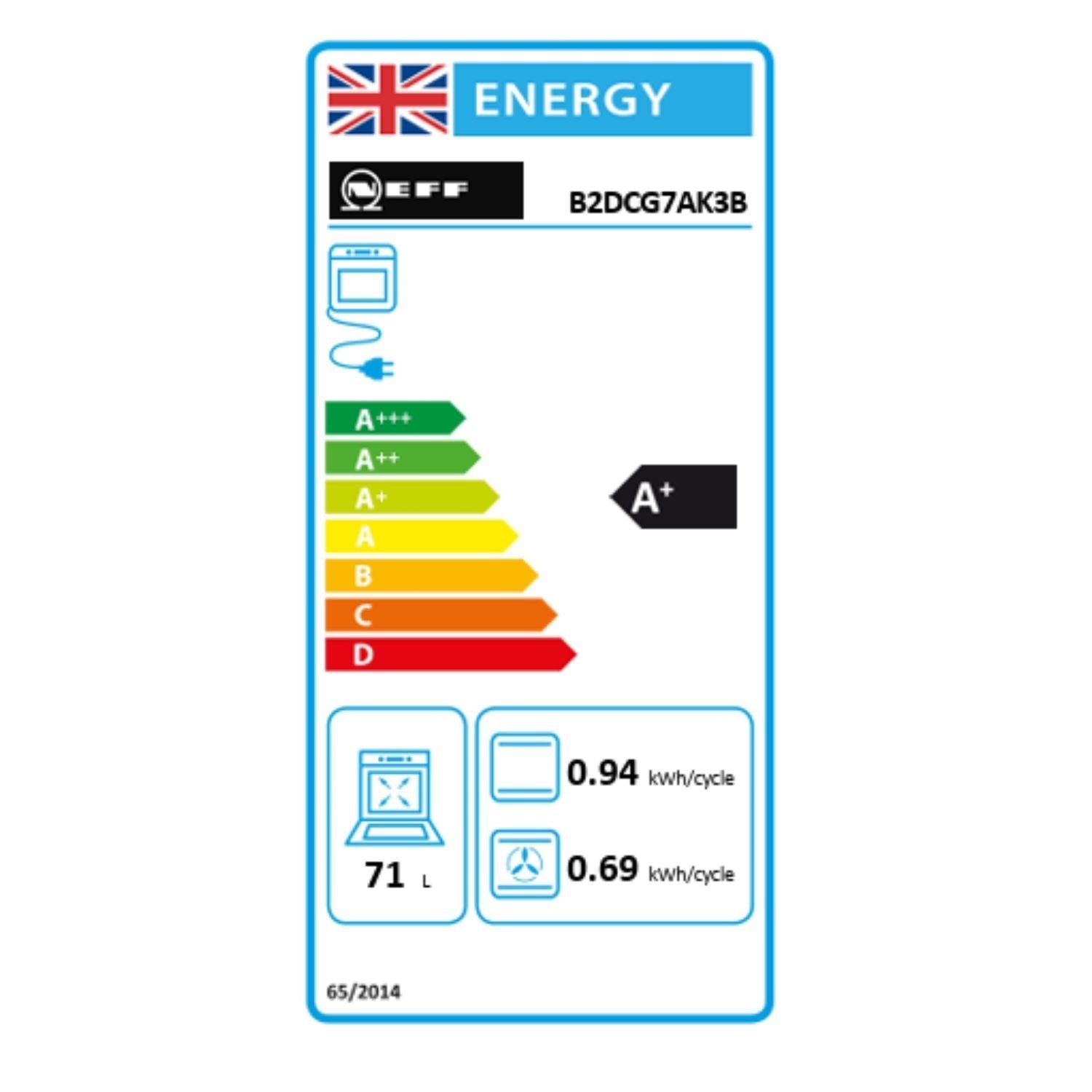 Neff N30 B2DCG7AK3B Electric Single Oven - Black