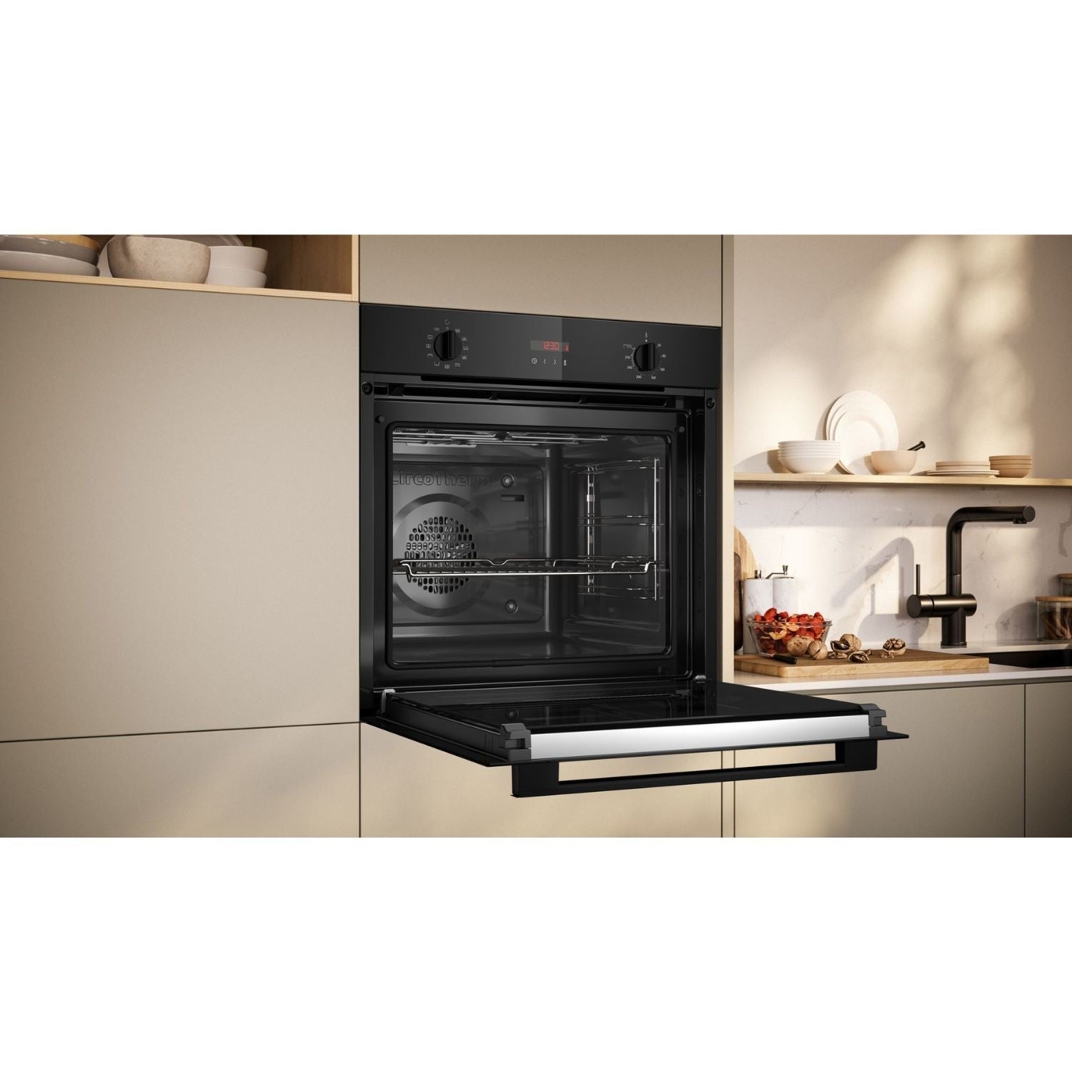 Neff N30 B2DCG7AK3B Electric Single Oven - Black