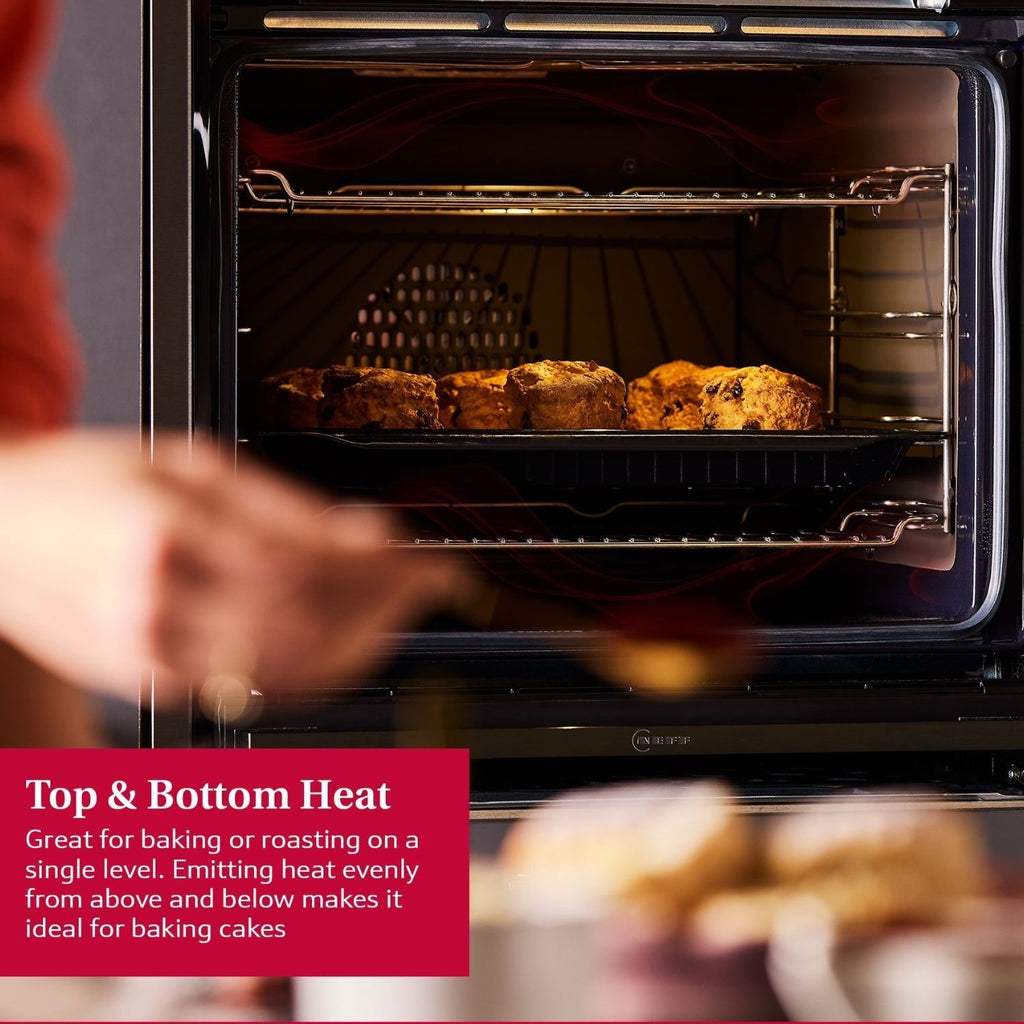 Neff N50 B6ACH7AG7B Slide and Hide Electric Single Oven - Graphite