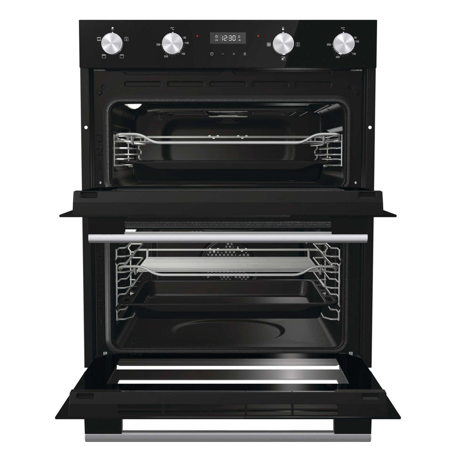 Hisense BID75211BGUK Built-Under Electric Double Oven - Black
