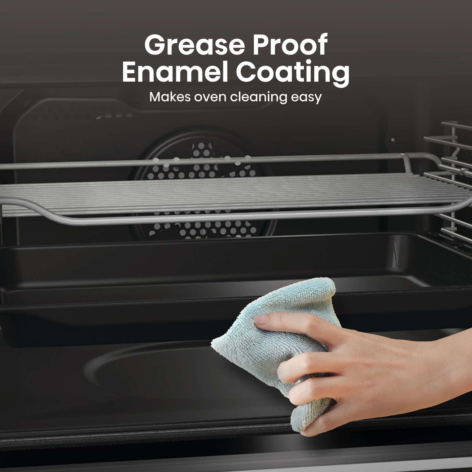 Hisense BID75211BGUK Built-Under Electric Double Oven - Black