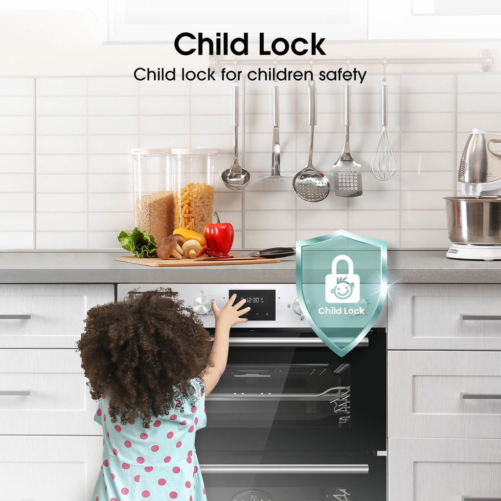 Hisense BID75211XUK Built-Under Electric Double Oven - Stainless Steel