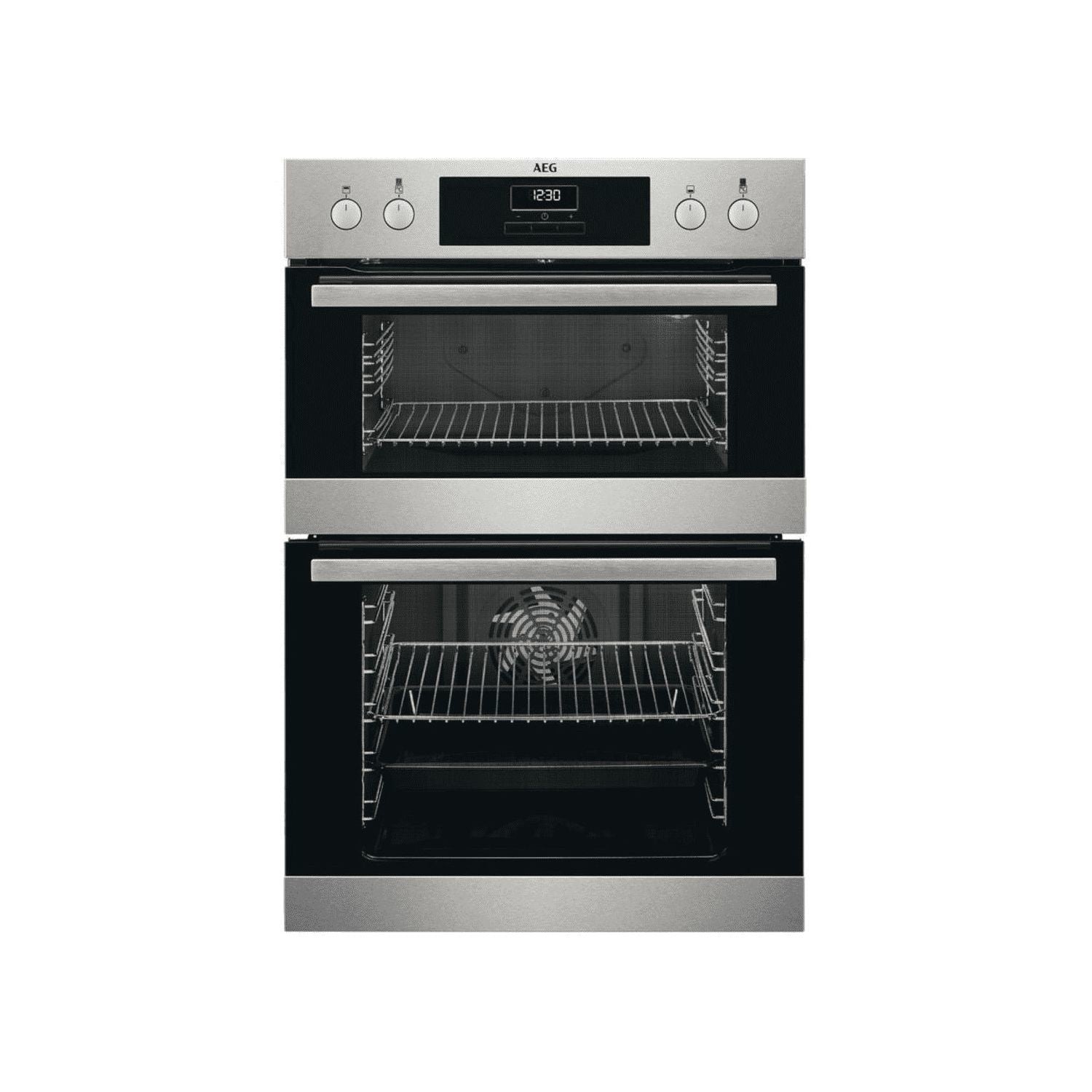 AEG 6000 Series DCB331010M Built-In Electric Double Oven - Stainless Steel