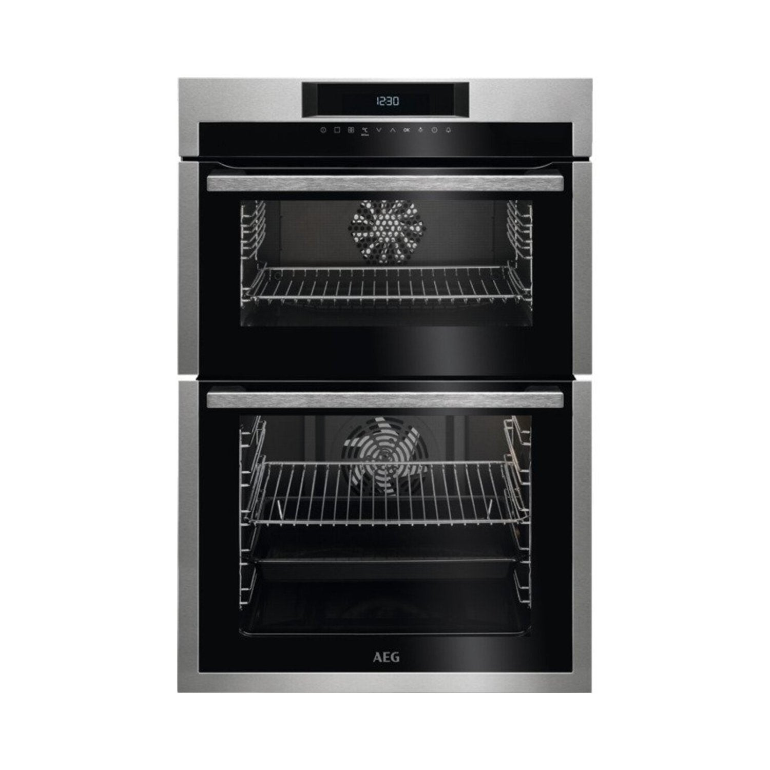 AEG 6000 Series DCE731110M Built-In Electric Double Oven - Stainless Steel