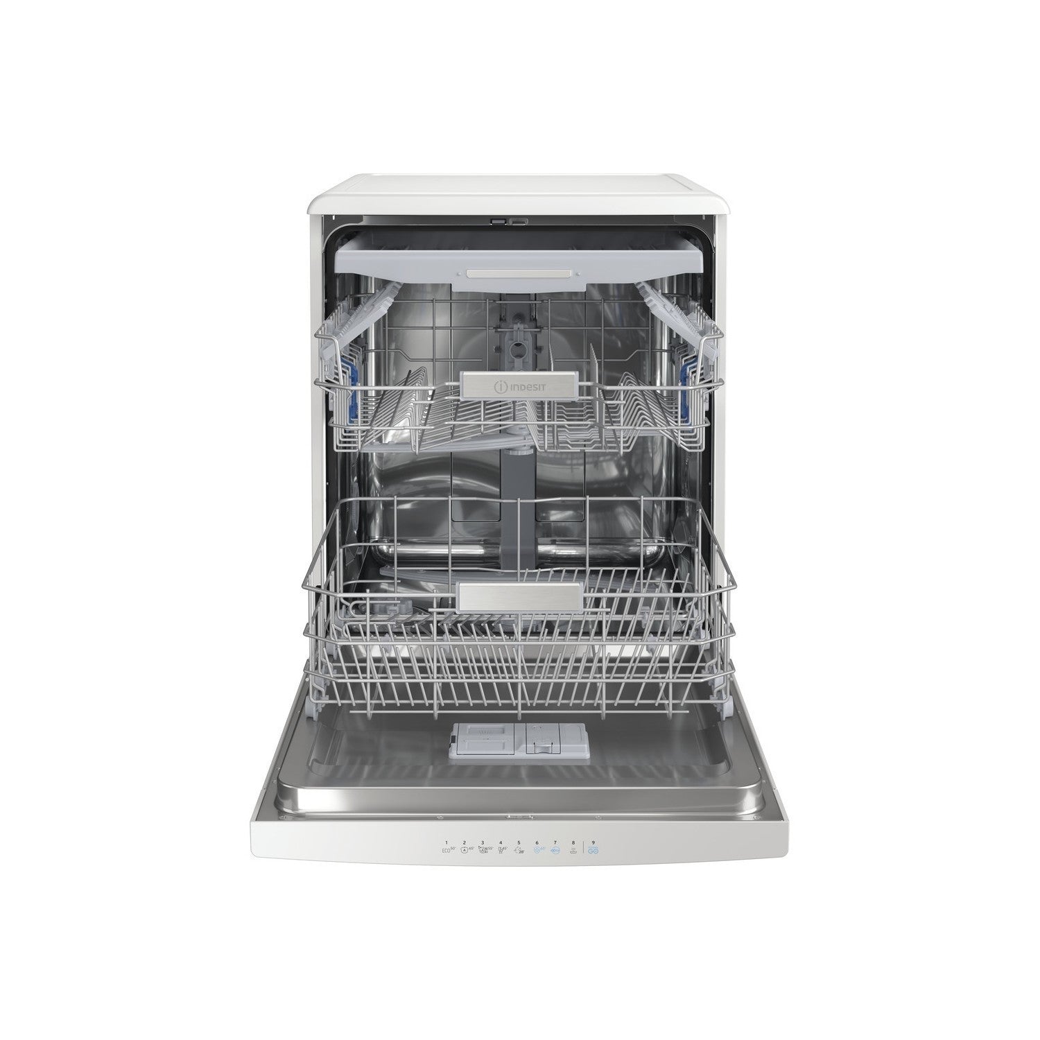 Indesit Fast&Clean Freestanding Dishwasher - D-Rated, White