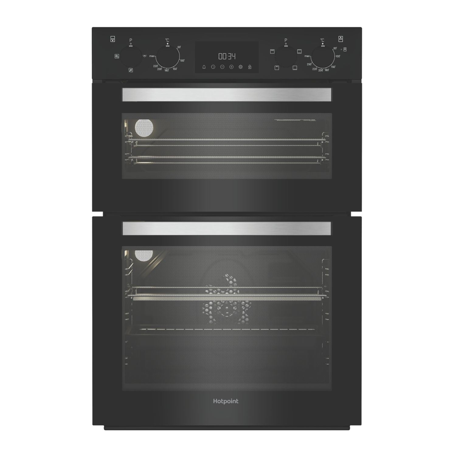 Hotpoint DIH10DB Built-In Electric Double Oven - Black