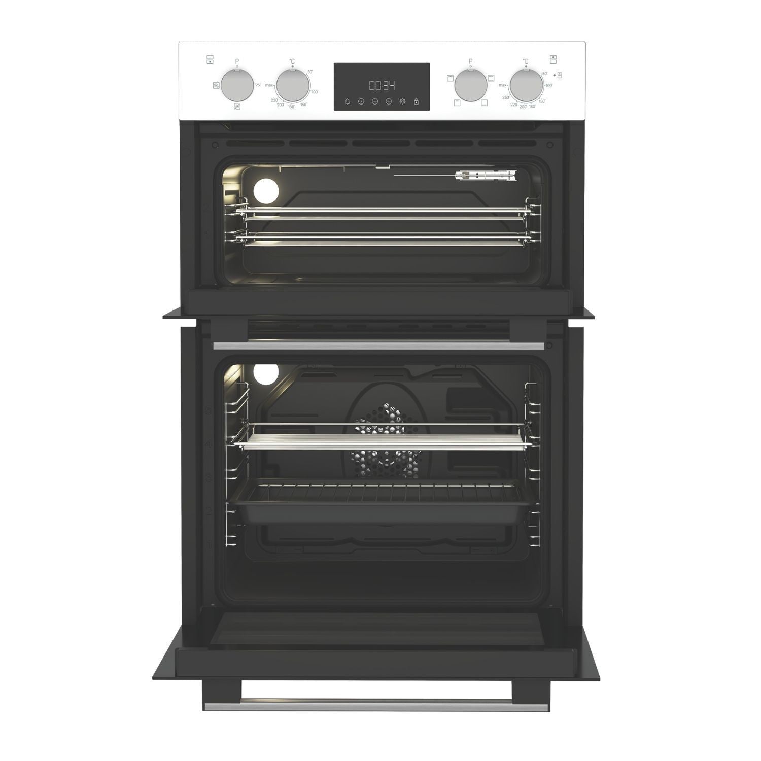 Hotpoint DIH10DW Built-In Electric Double Oven - White