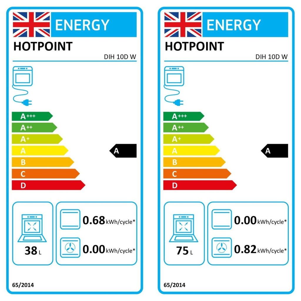 Hotpoint DIH10DW Built-In Electric Double Oven - White