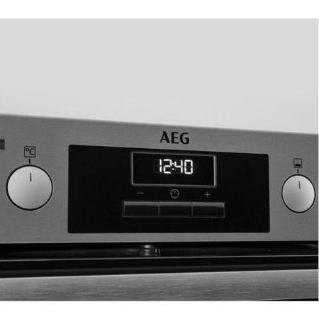 AEG 6000 Series DUB331110M Built-Under Electric Double Oven - Stainless Steel