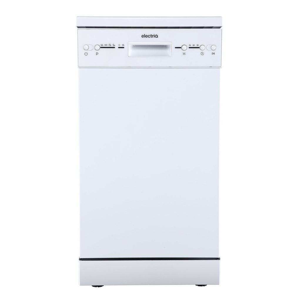 electriQ Freestanding Slimline Dishwasher - White