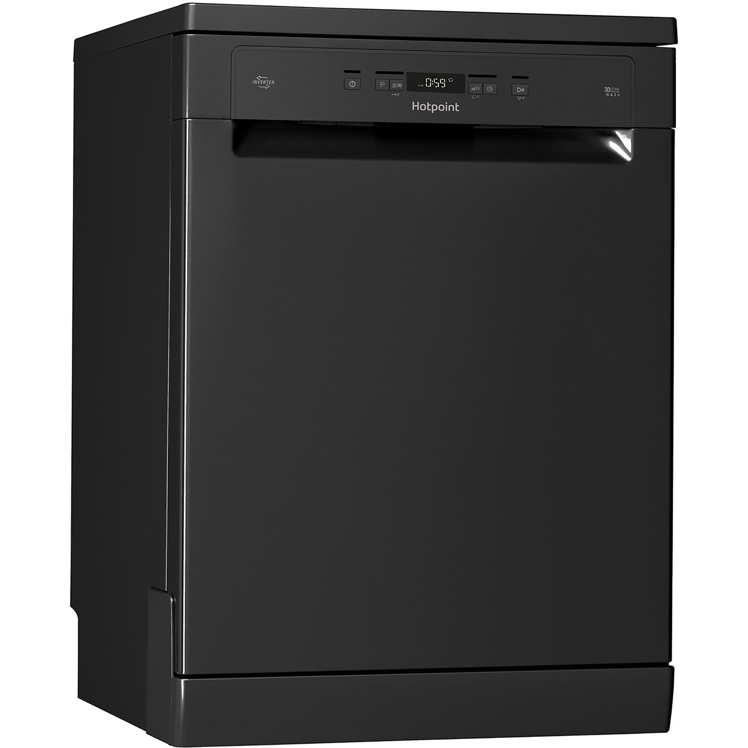 Hotpoint Extra Freestanding Dishwasher - ActiveDry, Black