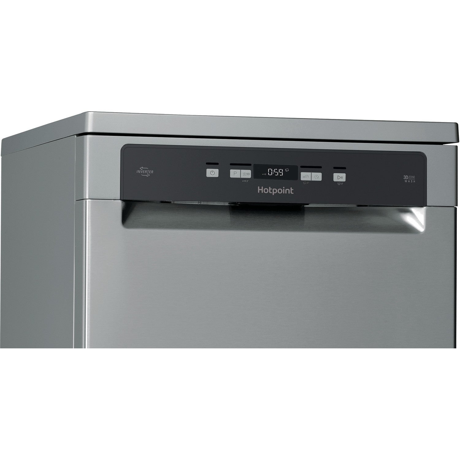 Hotpoint Extra Freestanding Dishwasher - ActiveDry, Silver
