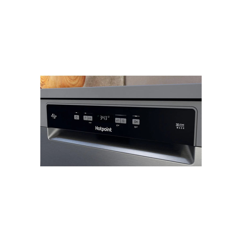 Hotpoint Extra Freestanding Dishwasher - ActiveDry, Silver