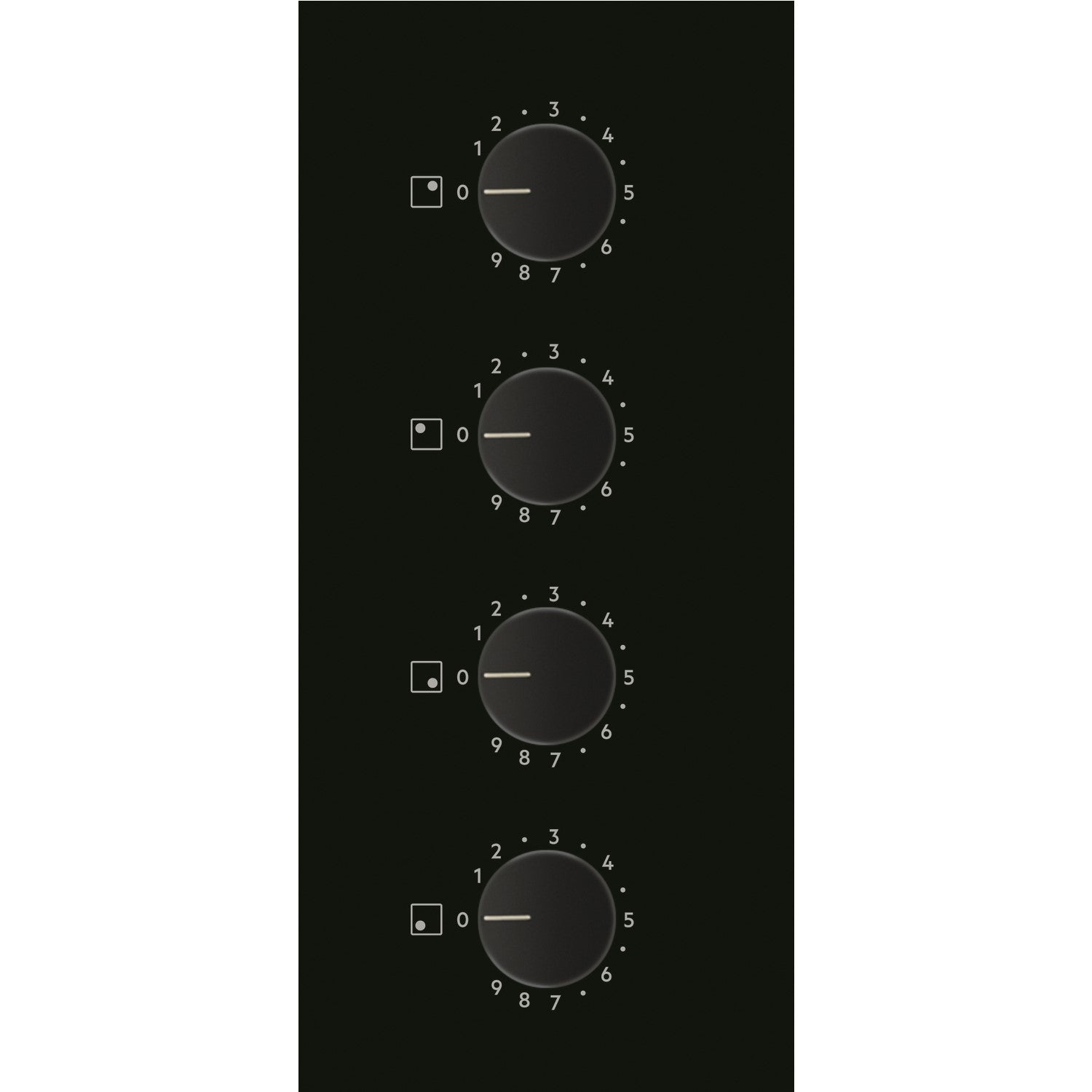 AEG 3000 Series 59cm 4 Zone Ceramic Hob with Knob Controls