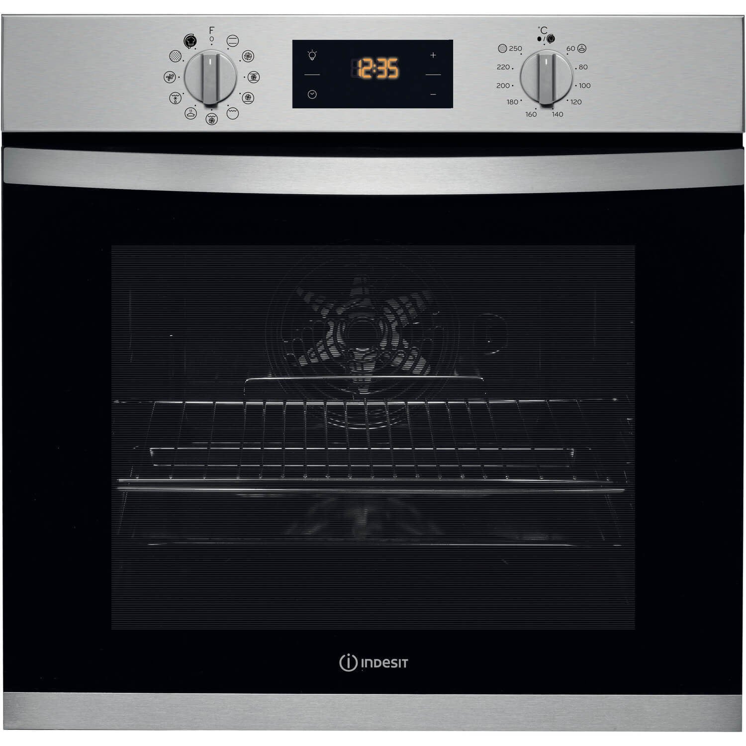 Indesit IFW3841PIX Aria Electric Single Oven - Stainless Steel