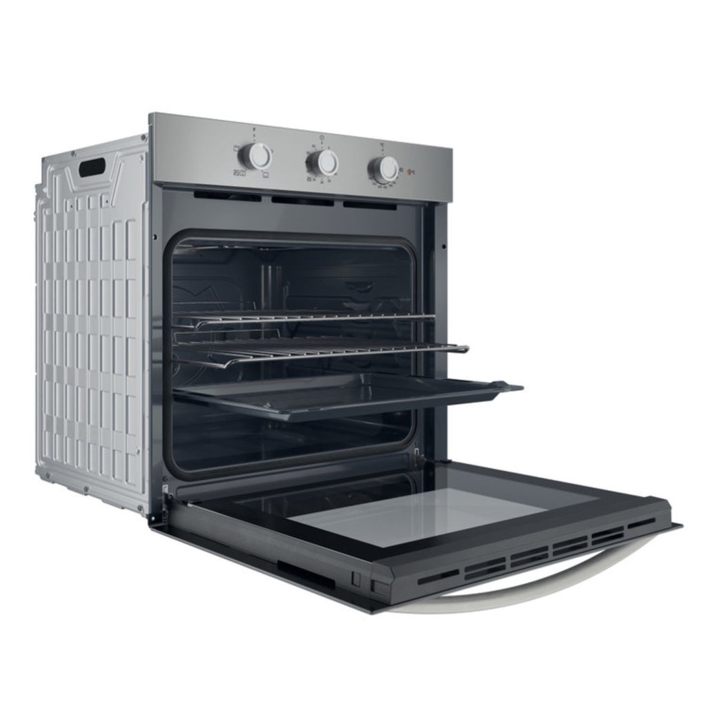 Indesit IO232HXUK Electric Conventional Single Oven - Stainless Steel