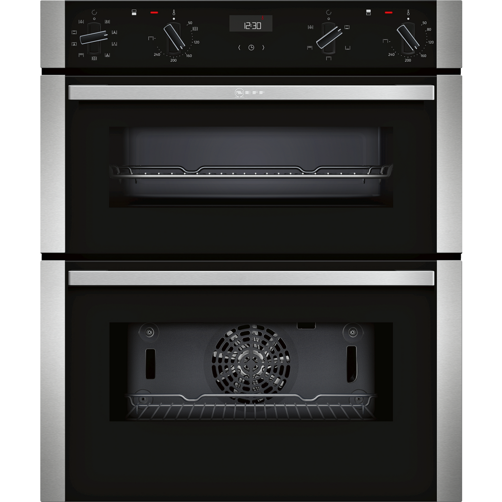 Neff N50 J1ACE2HN0B Built-Under Electric Double Oven - Stainless Steel