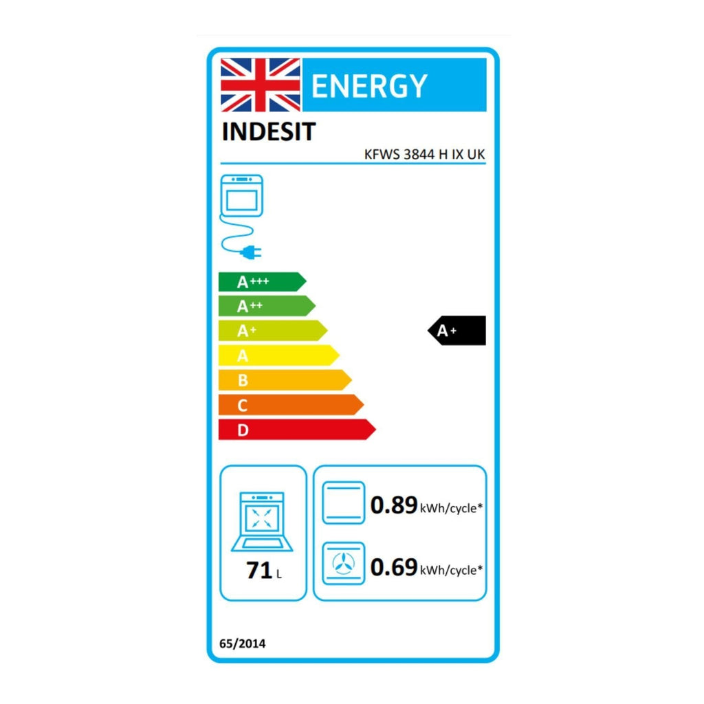 Indesit KFWS3844HIXUK Electric Single Oven - Stainless Steel