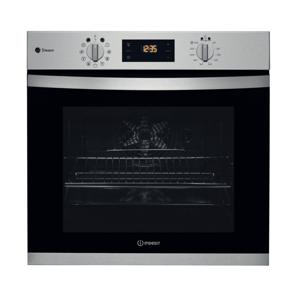 Indesit KFWS3844HIXUK Electric Single Oven - Stainless Steel