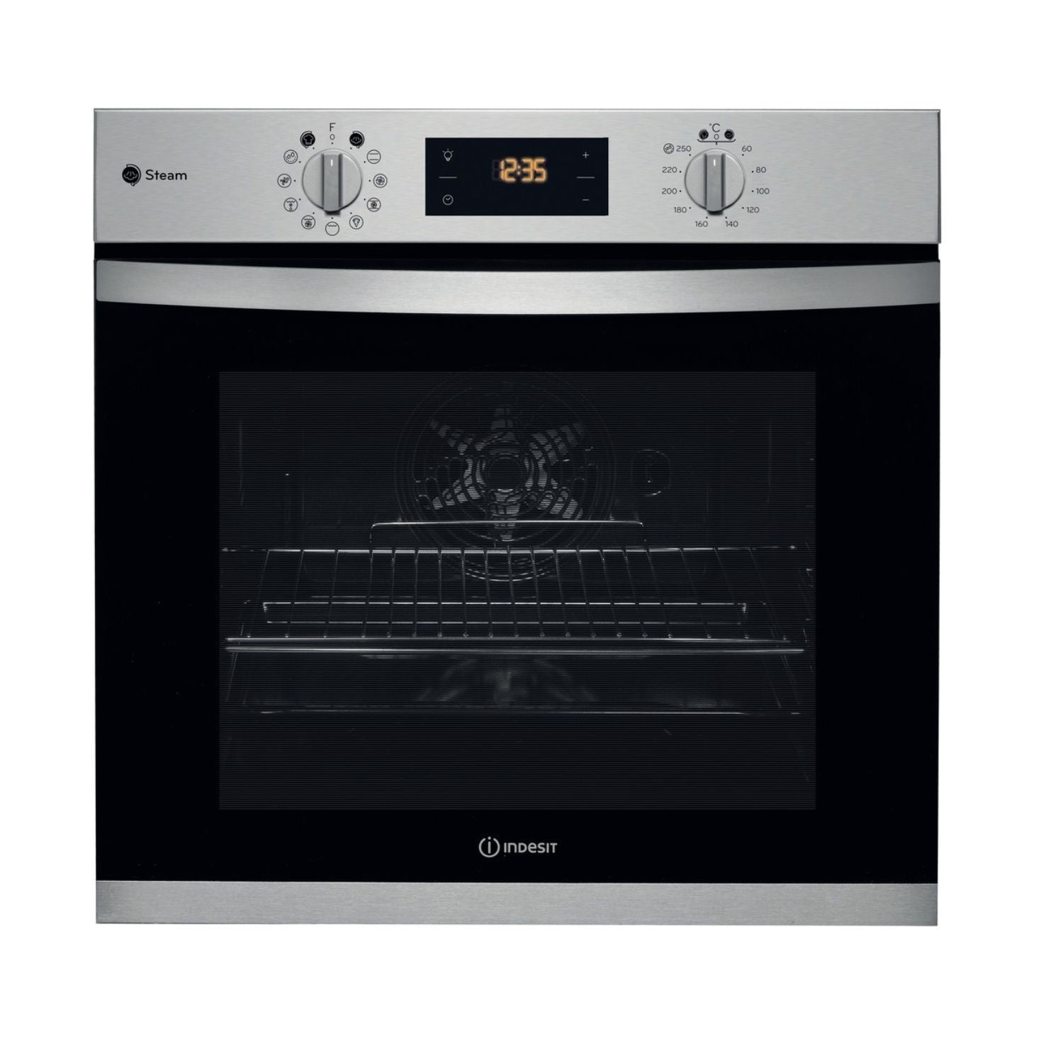 Indesit KFWS3844HIXUK Electric Single Oven - Stainless Steel