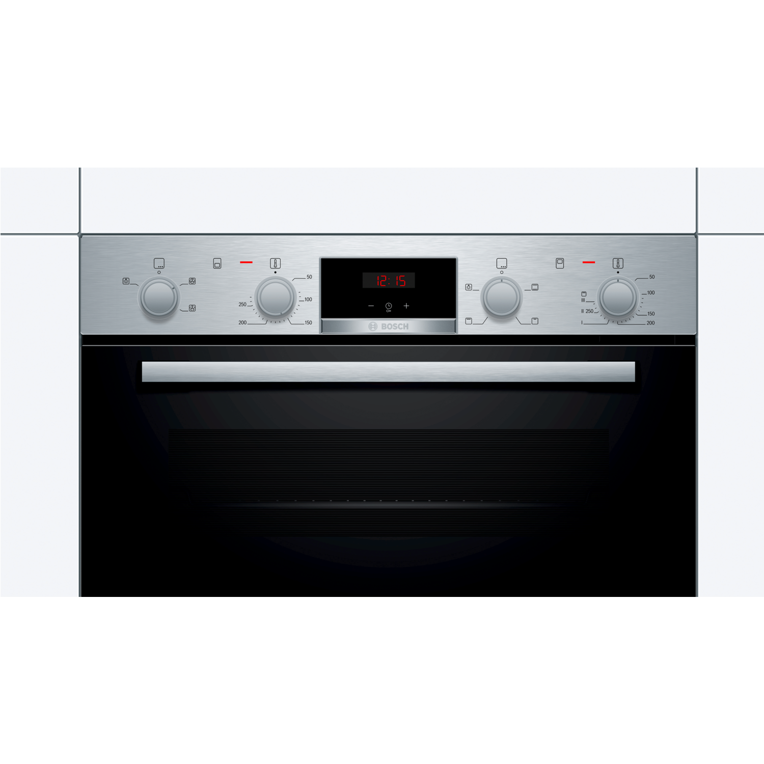 Bosch Series 2 MHA133BR0B Built-In Electric Double Oven - Stainless Steel