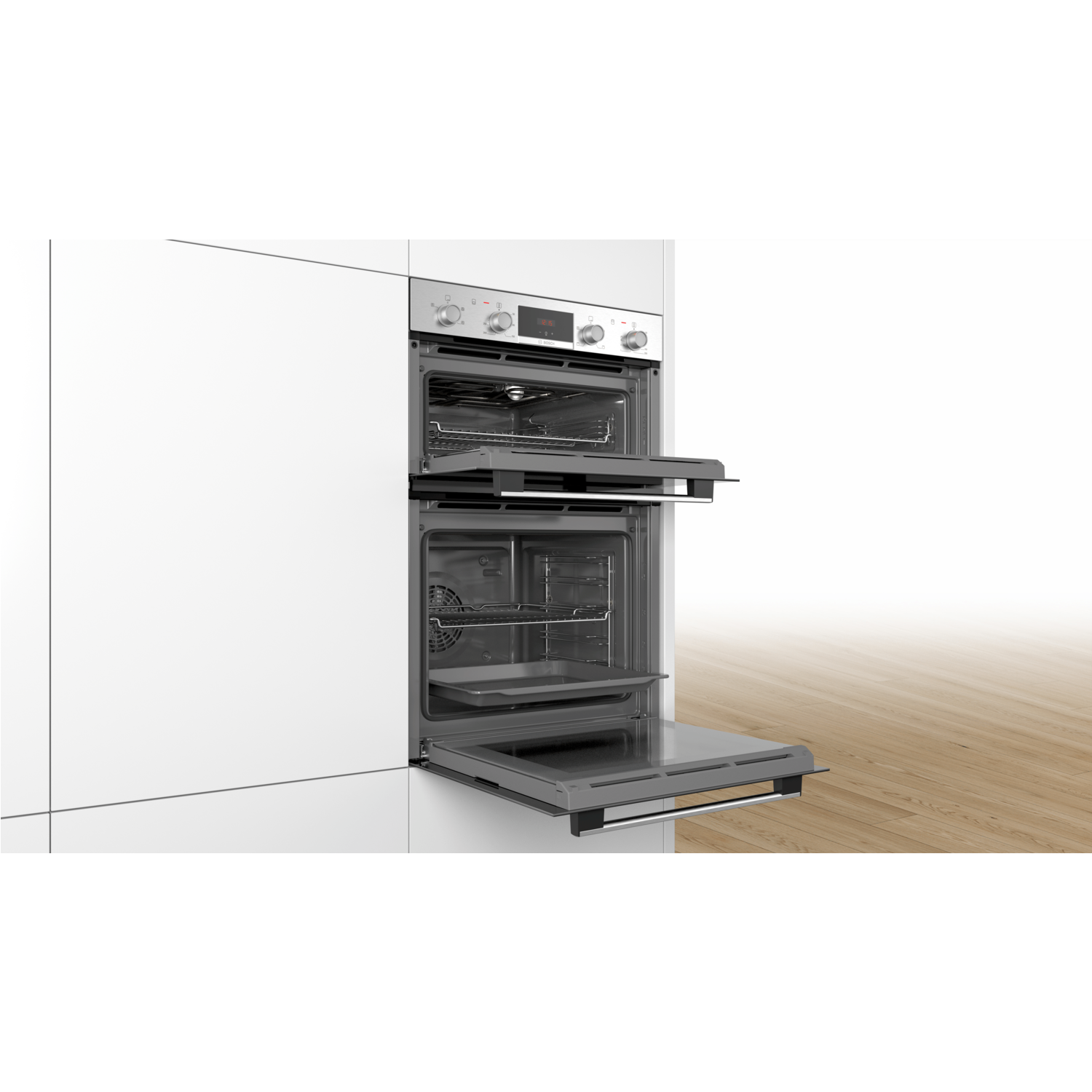 Bosch Series 2 MHA133BR0B Built-In Electric Double Oven - Stainless Steel