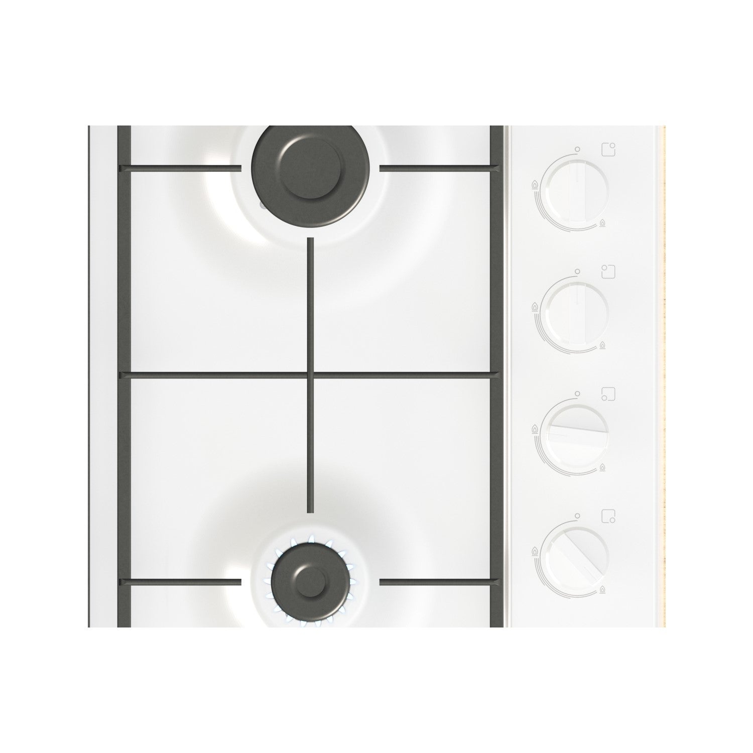 Bosch Series 2 60cm 4 Burner Gas Hob - White