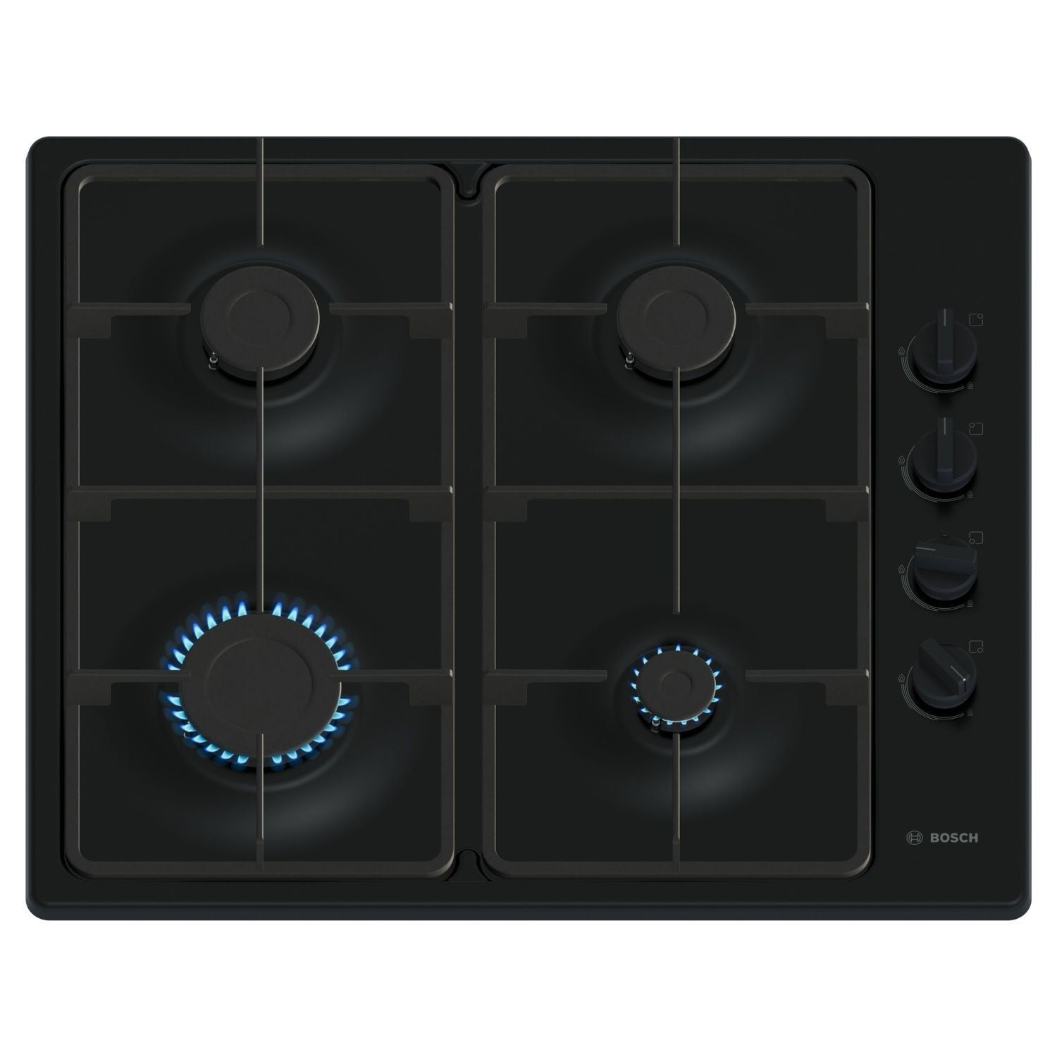 Bosch Series 2 60cm 4 Burner Gas Hob - Black
