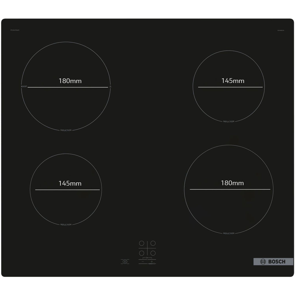Bosch Series 2 60cm 4 Zone Induction Hob With Boost Zone