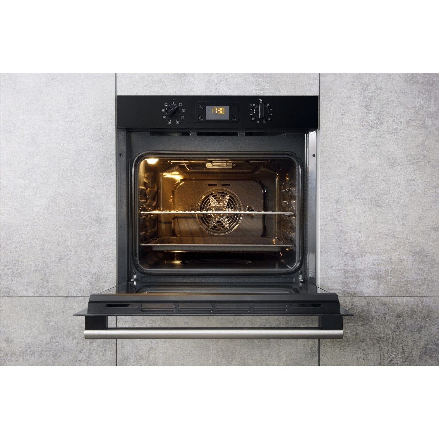 Hotpoint SA2540HBL Electric Fan Assisted Single Oven - Black