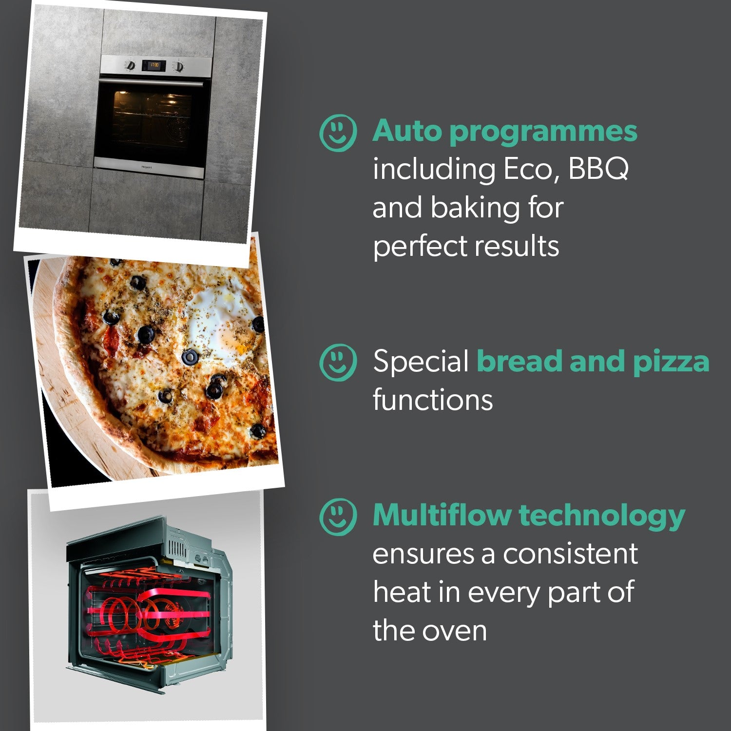 Hotpoint SA2840PIX Electric Fan Single Oven - Stainless Steel