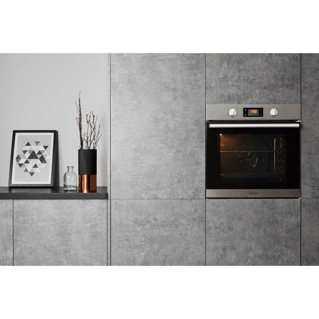 Hotpoint SA2840PIX Electric Fan Single Oven - Stainless Steel