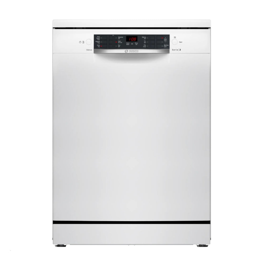Bosch Series 2 Freestanding Dishwasher - VarioSpeed Plus White