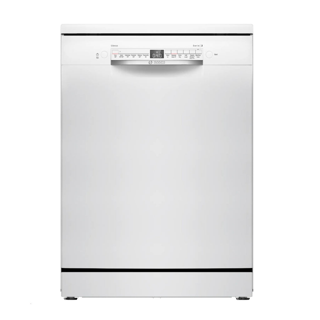 Bosch Series 2 Freestanding Dishwasher - Smart Wi-Fi, D-Rated, White