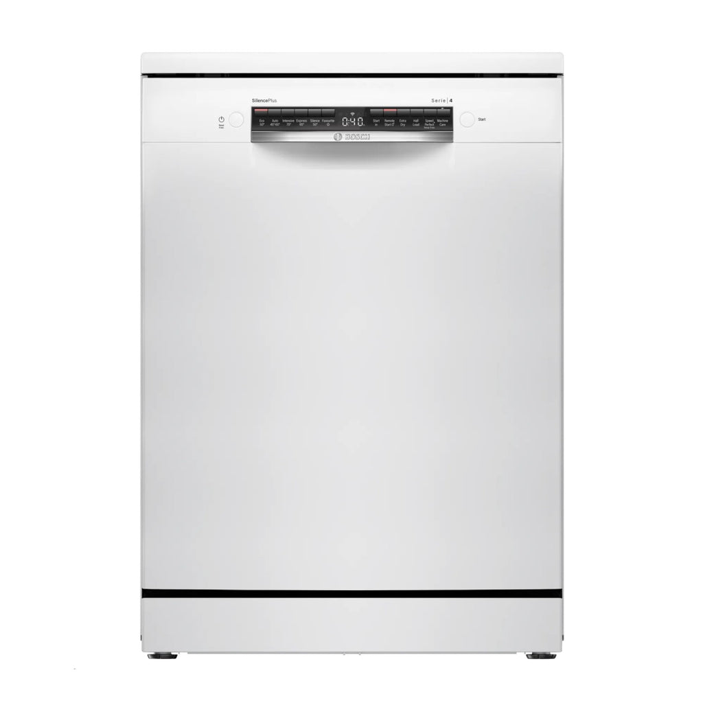 Bosch Series 4 Freestanding Dishwasher - Smart Wi-Fi, B-Rated, White