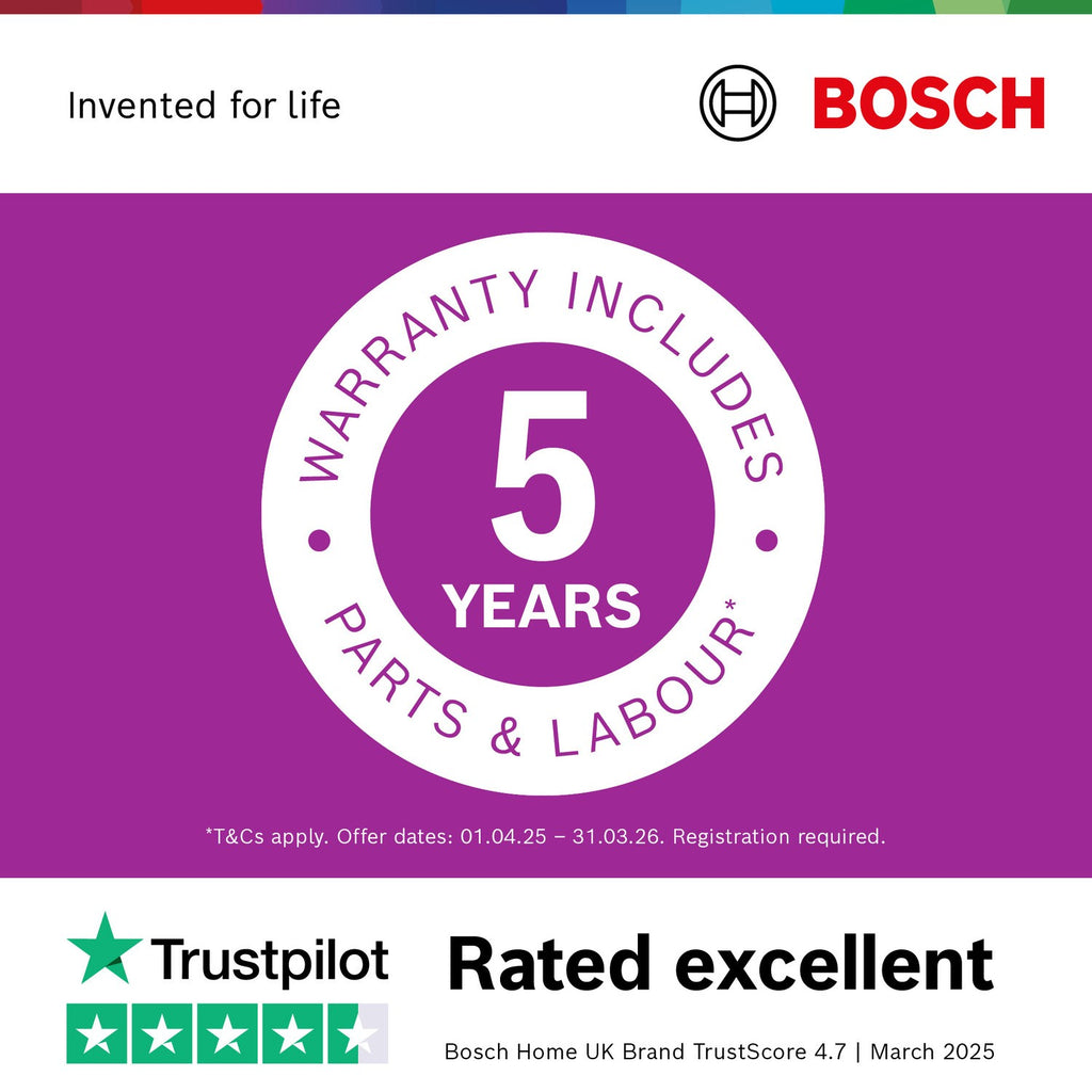 Bosch Series 2 Integrated Dishwasher - Smart Wi-Fi, D-Rated, Black control panel