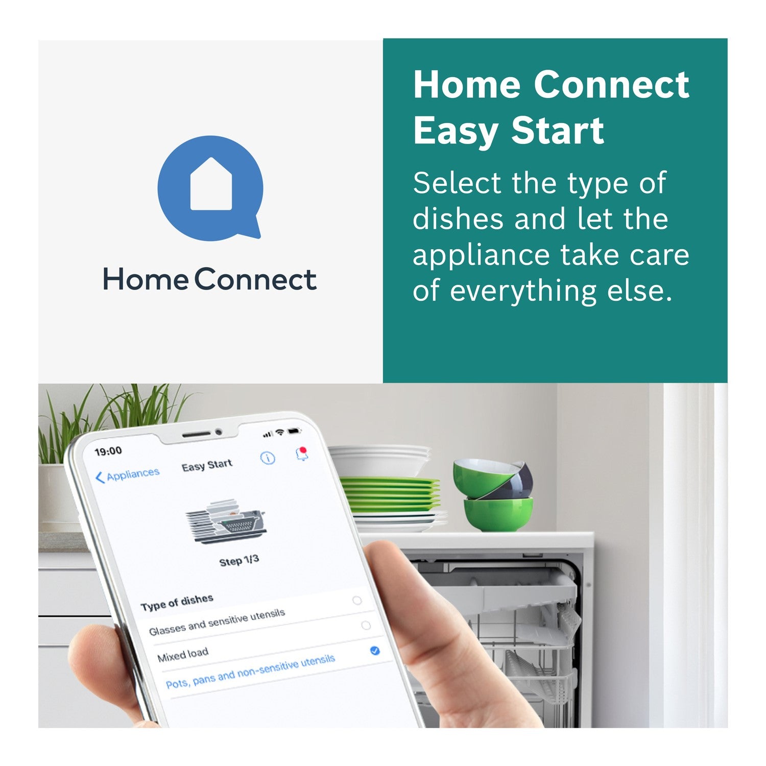 Bosch Series 4 Integrated Dishwasher - Smart Wi-Fi, D-Rated, Silver control panel