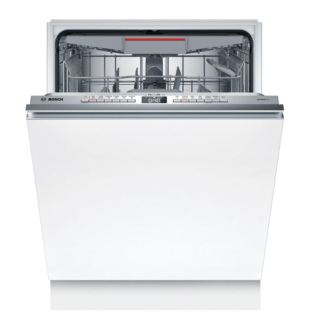Bosch Series 6 Integrated Dishwasher - Smart Wi-Fi, B-Rated, Silver control panel