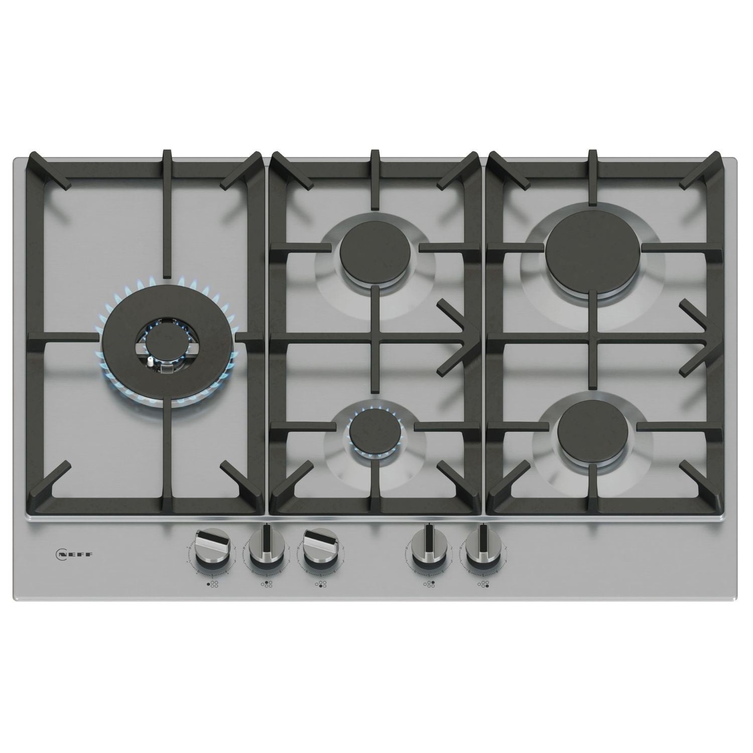 Neff N70 75cm 5 Burner Gas Hob - Stainless Steel