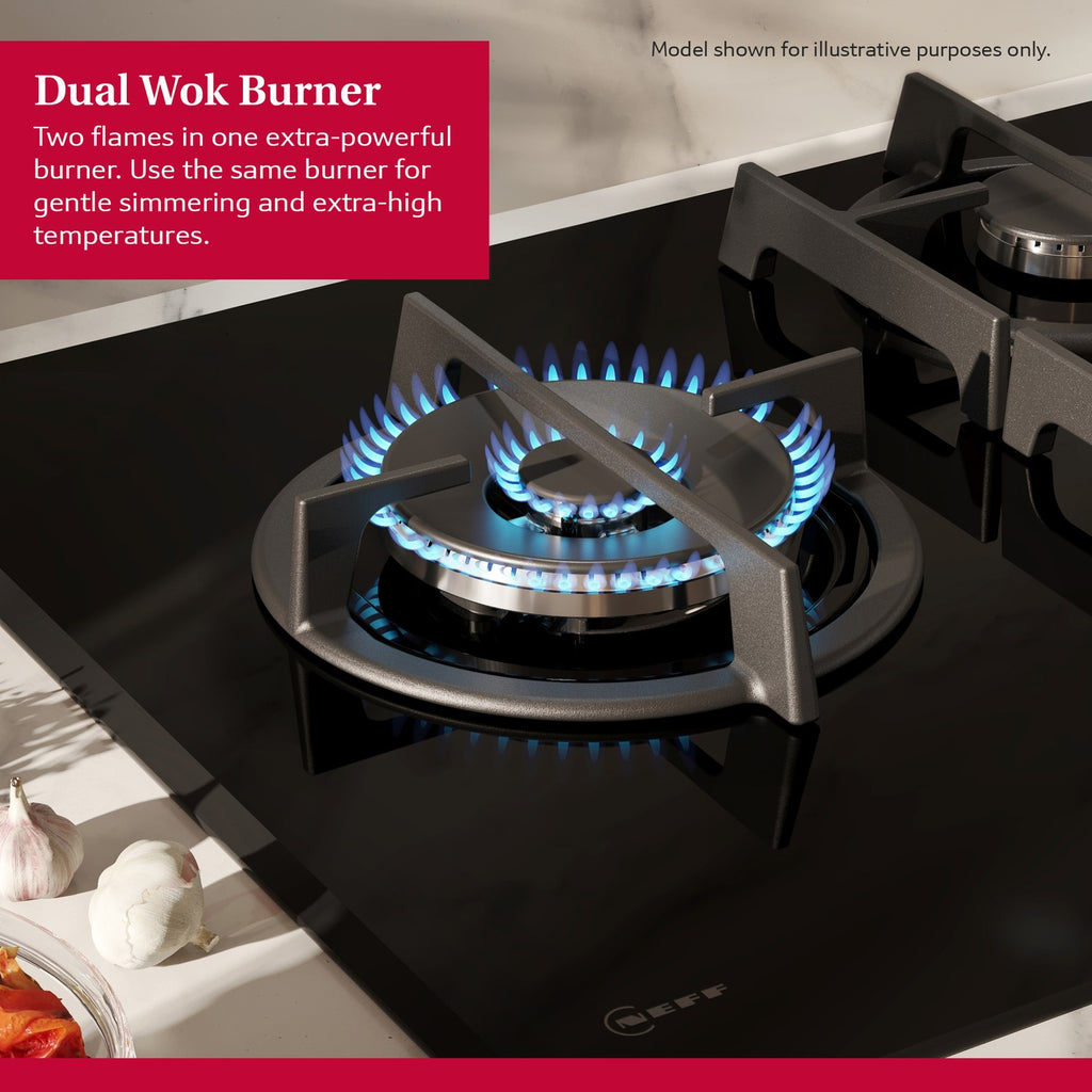 Neff N70 75cm 5 Burner Gas Hob - Stainless Steel