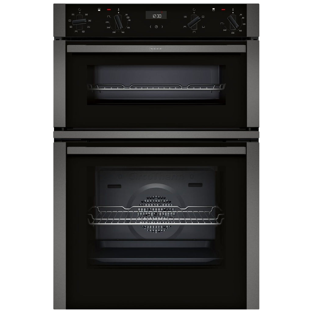 Neff N50 U1ACE2AG3B Built-In Double Oven - Graphite