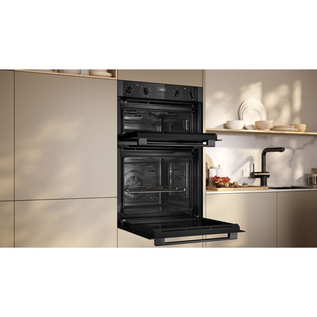 Neff N50 U1ACE2AG3B Built-In Double Oven - Graphite